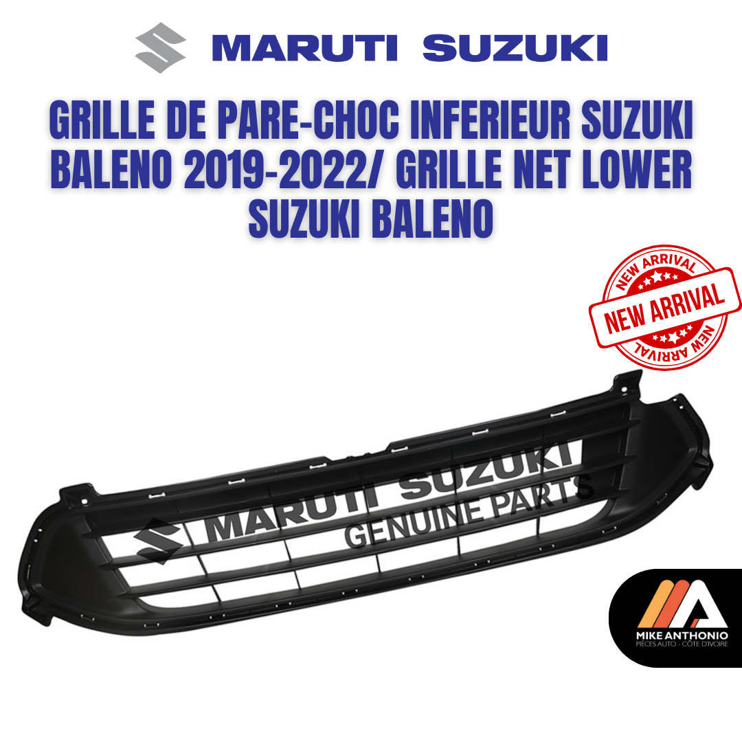 GRILLE DE PARE-CHOC INFERIEUR SUZUKI BALENO 2019-2022/ GRILLE NET LOWER SUZUKI BALENO