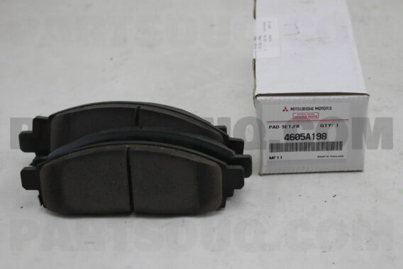 JEU DE PLAQUETTES DE FREIN A DISQUE AVANT MITSUBISHI FR L200 2008 4605A198 SP1361 CTN 10 MAP1361