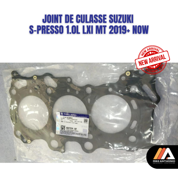 JOINT DE CULASSE SUZUKI S-PRESSO 1.0L LXI MT 2019+ NOW