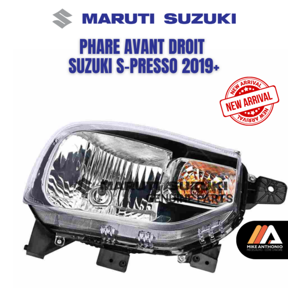 PHARE AVANT DROIT SUZUKI S-PRESSO 2019+/ HEAD LIGHT SUZUKI SPRESSO RH