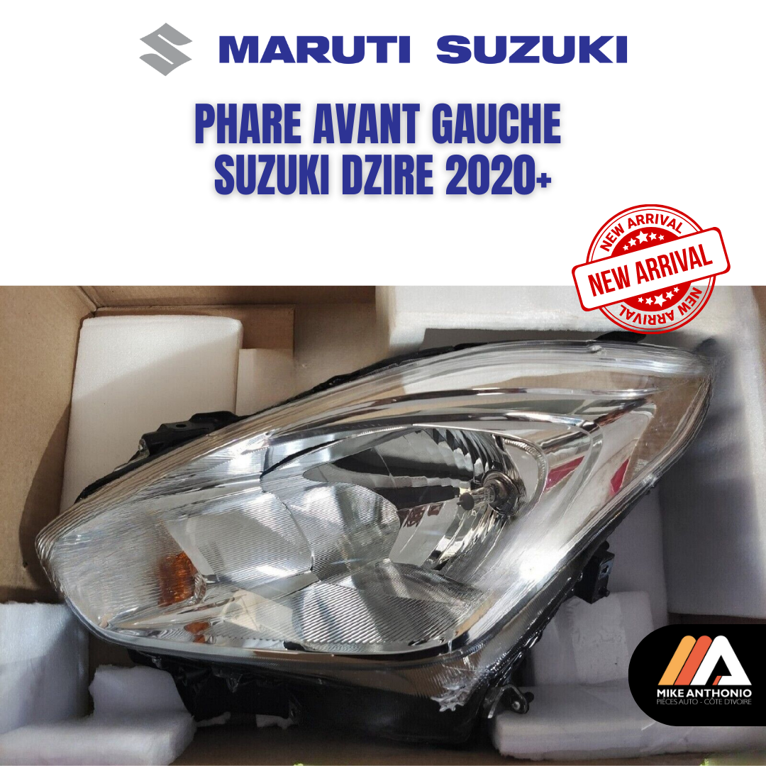 PHARE AVANT GAUCHE SUZUKI DZIRE 2020+/ HEAD LIGHT SUZUKI DZIRE LH