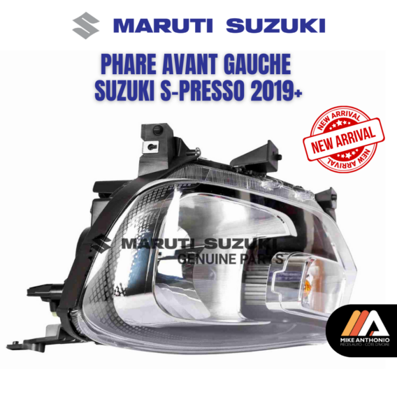 PHARE AVANT GAUCHE SUZUKI S-PRESSO 2019+/ HEAD LIGHT SUZUKI SPRESSO LH