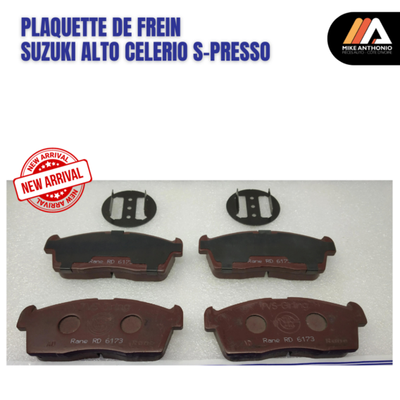 PLAQUETTE DE FREIN SUZUKI ALTO CELERIO S-PRESSO