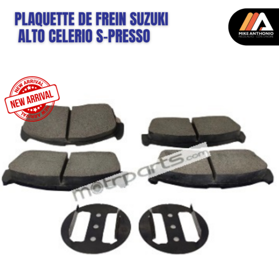 PLAQUETTE DE FREIN SUZUKI ALTO CELERIO S-PRESSO