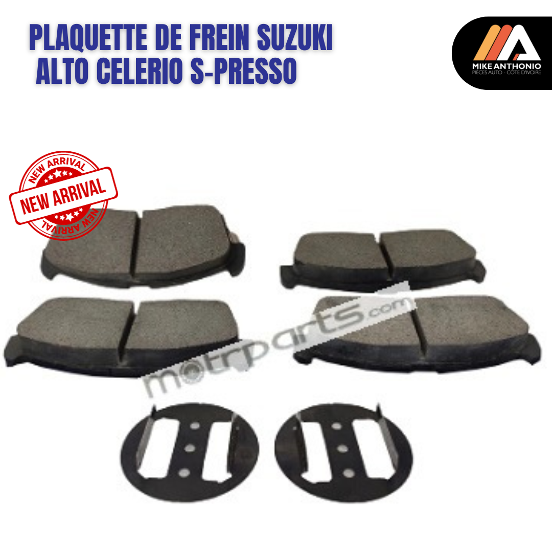 PLAQUETTE DE FREIN SUZUKI ALTO CELERIO S-PRESSO