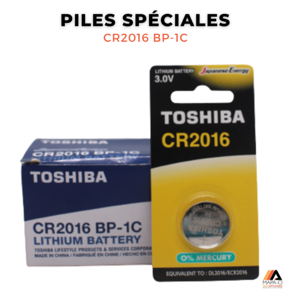 Piles Toshiba CR2016