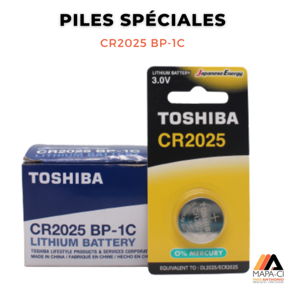 Piles Toshiba CR2025