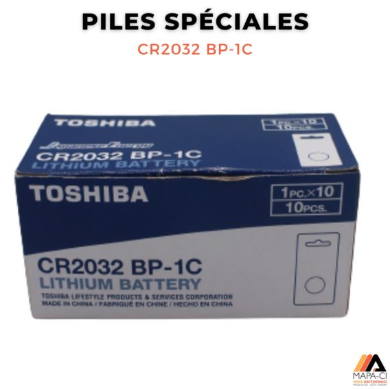 Piles Toshiba CR2032