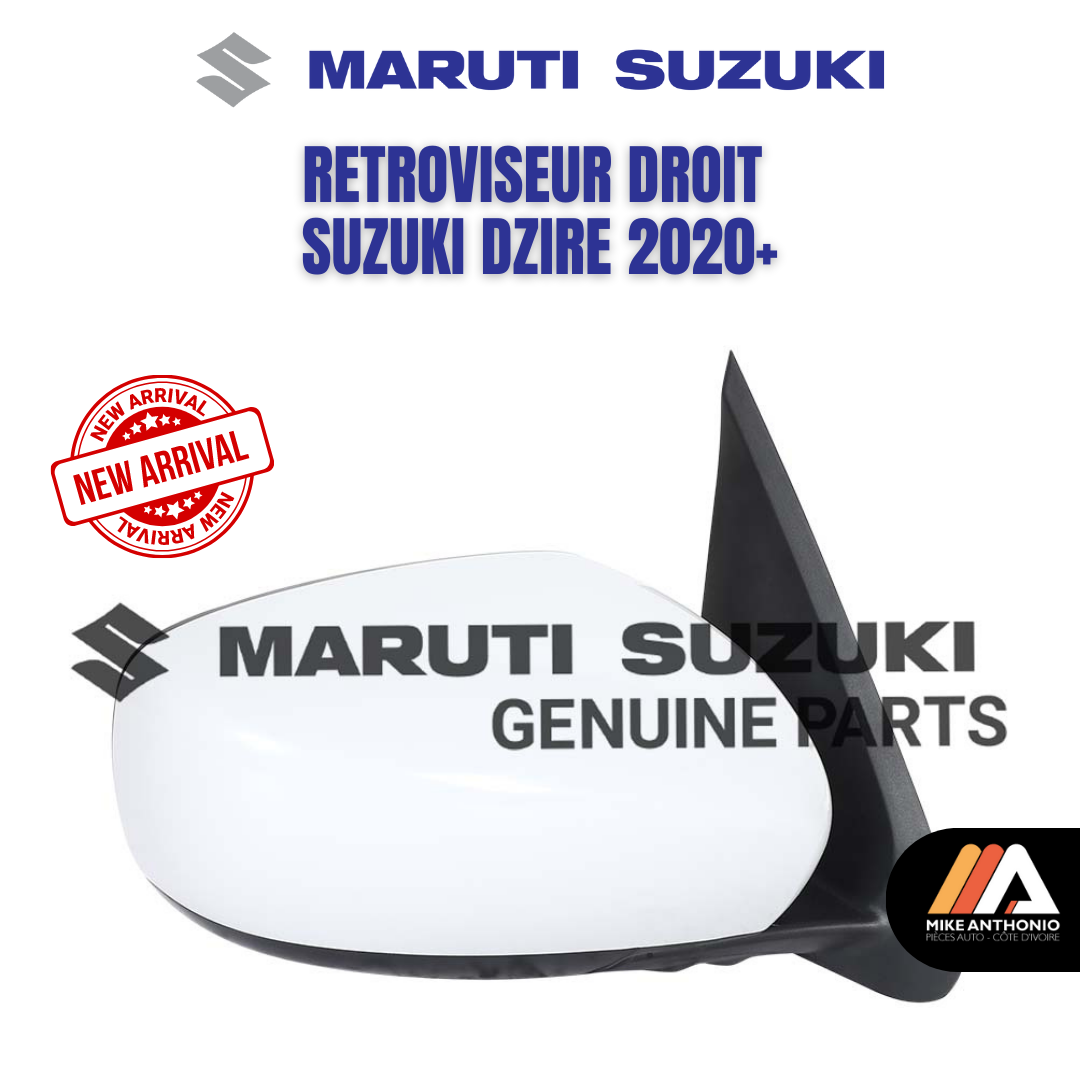 RETROVISEUR DROIT SUZUKI DZIRE 2020+/ SIDE MIROR SUZUKI DZIRE RH