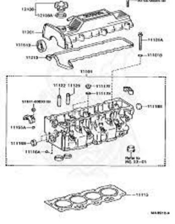 JOINT DE CULASSE TOYOTA 11115-55H00-02