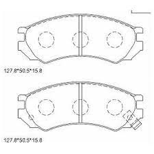 PLAQUETTES DE FREIN A DISQUE AVANT NISSAN A252WK KD1715