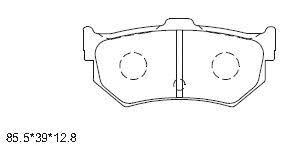 PLAQUETTES DE FREIN A DISQUE AVANT SUZ / HONDA RR SUZ / HONDA  KD1730